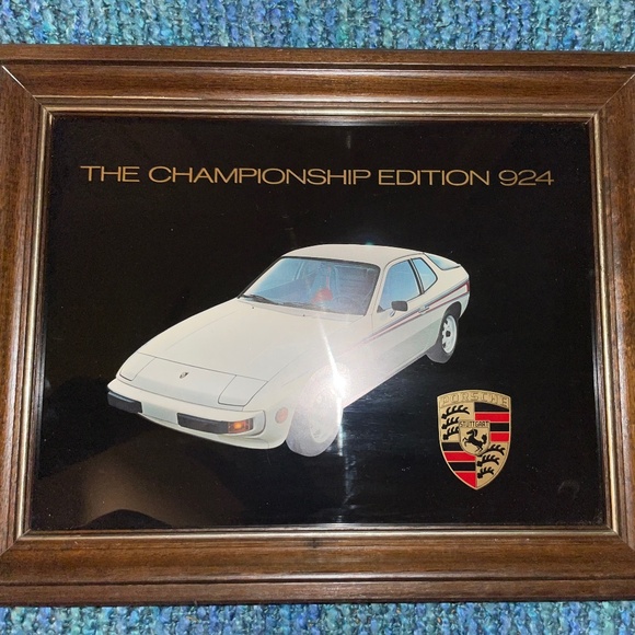 Porsche Other - Porsche First Edition "The Championship Edition 924" Framed Art Piece! Rare!
